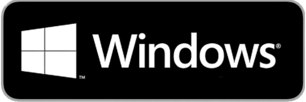 Microsoft Windows-Logo auf schwarzem Hintergrund mit Organist.